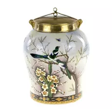 Ваза с крышкой Glasar 19x19x26 см