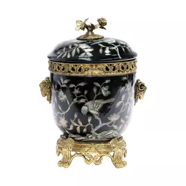 Ваза с крышкой Glasar 23x19x31см