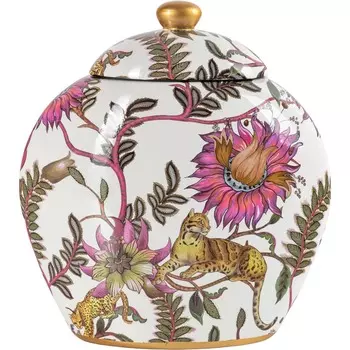 Ваза с крышкой Glasar 30х13х31 см