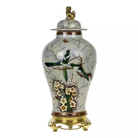 Ваза с крышкой Glasar 32x32x69 см