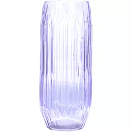 Ваза стеклянная Kaemingk обиход фиолетовая 11,7х29 см