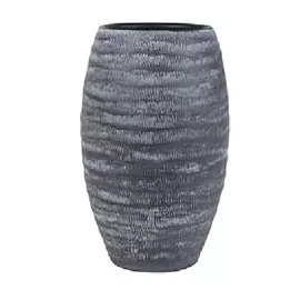 Ваза высокая Ter steege Koen антрацит д19в30