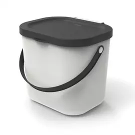 Ведро для мусора Rotho albula 6л белое