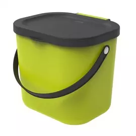 Ведро для мусора Rotho albula 6л жёлтое