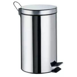 Ведро для мусора Wasserkraft хром 7 л