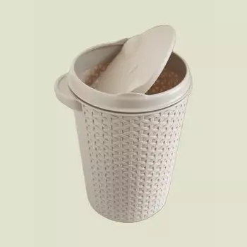 Ведро мусорное Jaypee Home Fliptops бежевое 25х22,5х23 см