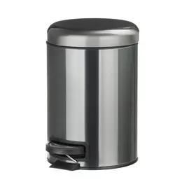 Ведро мусорное Wenko sanitary lerman с педалью ч/м 3л