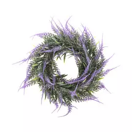 Венок Dekor pap лаванда искусственная 40 см