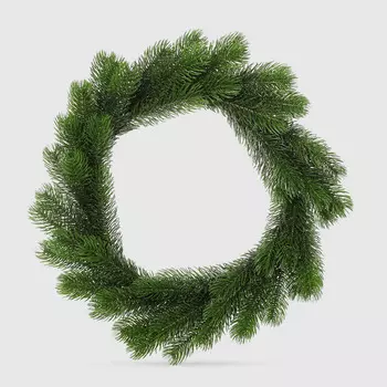 Венок EveXmas сибирская ель 45 см