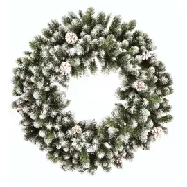 Венок Императорский заснеженный 45 см Царь-Елка (ВН45/ИМП)