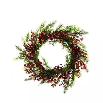 Венок новогодний Mercury NY 65 см