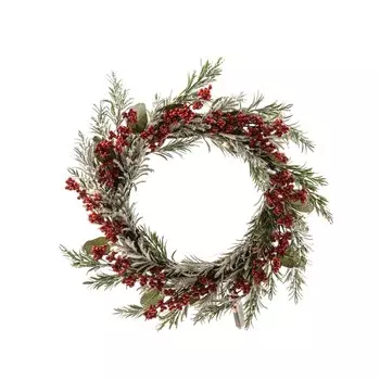 Венок новогодний Mercury NY с ягодами 55 см