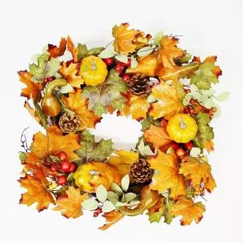 Венок осенний Конэко-О 60 см