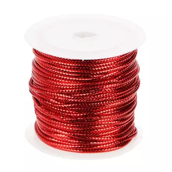 Веревка декоративная Due Esse Christmas красная 10 м