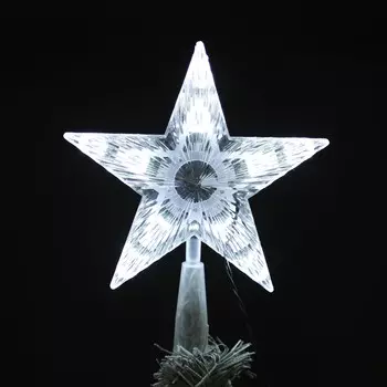 Верхушка на елку Lotti Звезда 10 led белая