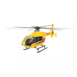 Вертолет EC 135 die-cast с крутящимися лопастями 21 см