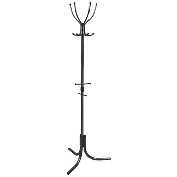 Вешалка Ника вк4/ч черная 60х60х180 см 4 крючка