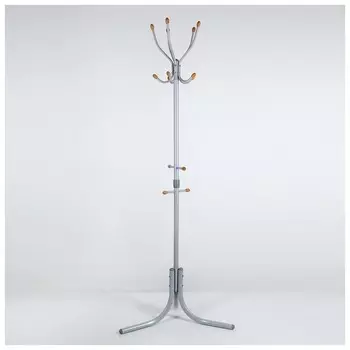 Вешалка Ника вк5д/с серая 60х60х180 см 5 крючков