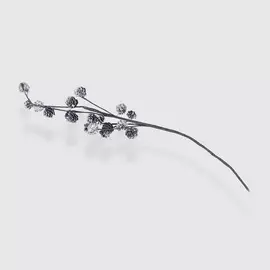 Ветвь декор Kaemingk с шишками 60 см