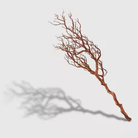 Ветвь искусственная Dpi медь 118 см