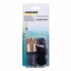 Фильтр входной Karcher с обратным клапаном резьба 3/4" и 1"