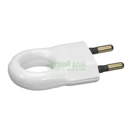 Вилка Легранд 2к 6а белая