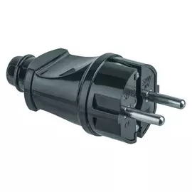 Вилка прямая с/з черная Navigator/навигатор 61360