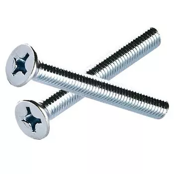 Винт Невский крепеж DIN965 c потайной головкой оцинкованный М5х70 6 шт