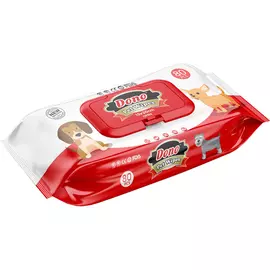 Влажные салфетки для животных DONO Pet Wipe DN-04-01 80 шт