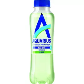 Вода Aquarius Лайм обогащенная магнием и витамином E 400 мл