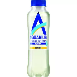 Вода Aquarius Лимон обогащенная цинком E 400 мл