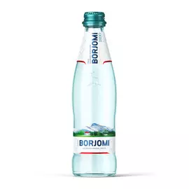 Вода минеральная Borjomi газированная 0,33 л