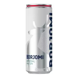 Вода минеральная Borjomi газированная 0,33 л