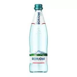 Вода минеральная Borjomi газированная 0,5 л ст/б