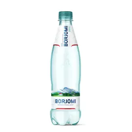 Вода минеральная Borjomi газированная 0,5 л пэт