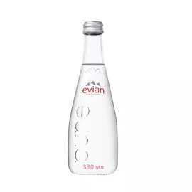 Вода минеральная Evian негазированная 0,33 л