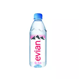 Вода минеральная Evian негазированная 0,5 л