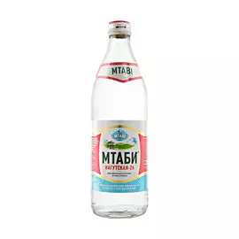 Вода минеральная Мтаби газированная лечебно-столовая 0,5 л