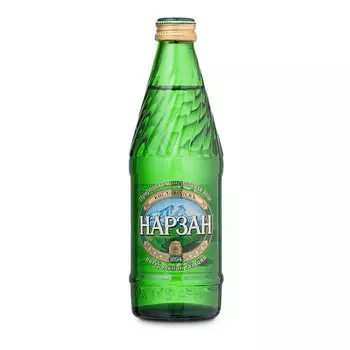 Вода минеральная Нарзан газированная, 0,33 л