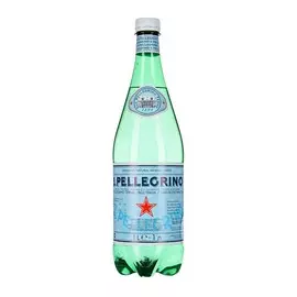 Вода минеральная San Pellegrino газированная гидрокарбонатно-сульфатная магниево-кальциевая 1 л