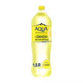 Вода питьевая Aqua Minerale "Лимон" ароматизированная 1,5 л