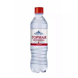 Вода питьевая Горная вершина газированная 0,5 л