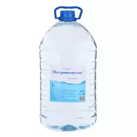 Вода питьевая Митропольская негазированная 5 л