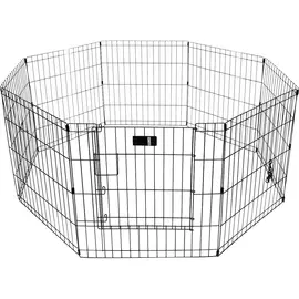 Вольер для животных Midwest Life Stages 8 панелей с дверью-Maxlock 61x61 черный