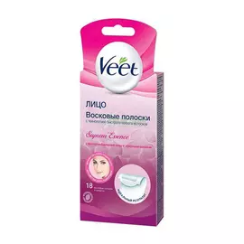Восковые полоски Veet Suprem Essence Роза 18 шт