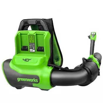 Воздуходувка ранцевая Greenworks GD40BPG2, без АКБ и ЗУ