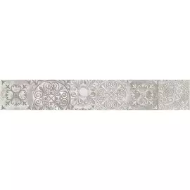 Вставка Beryoza Ceramica Амалфи серый 9,5х60 см