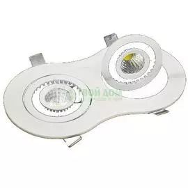 Встраиваемый Elvan 7465-2 Led2х7w Wh