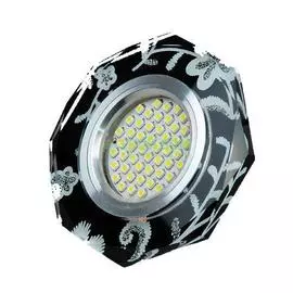 Встраиваемый Elvan 8220-Mr16-Bk-Sv