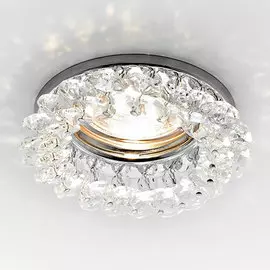 Встраиваемый светильник Ambrella CRYSTAL K206 CL/CH